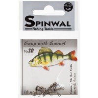 Spinwal Snap with swivel size 20 10pcs su suktuku